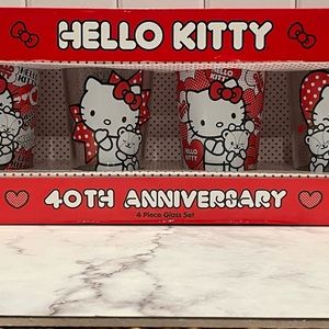 Hello Kitty 40th Anniversary Glass Set